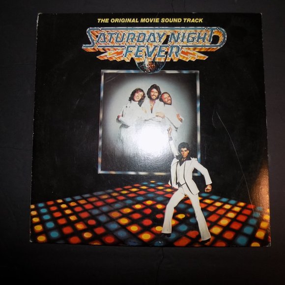 VINTAGE THE BEE GEES SATURDAY NIGHT FEVER 33LP SOUND TRACK IN NICE SHAPE - Picture 2 of 5